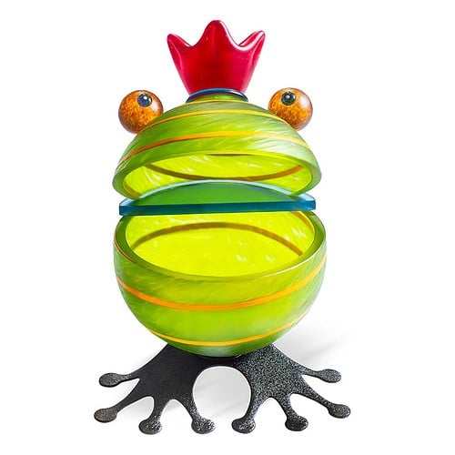 グラスアーティストborowskiのお皿 Frog Glass Bowl CARRY - Glasstudio Borowski